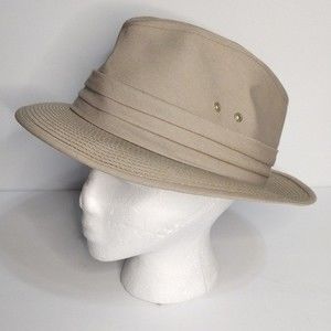 L Brand Structured Fedora Hat Western Style Made in USA Classic Cowboy Look